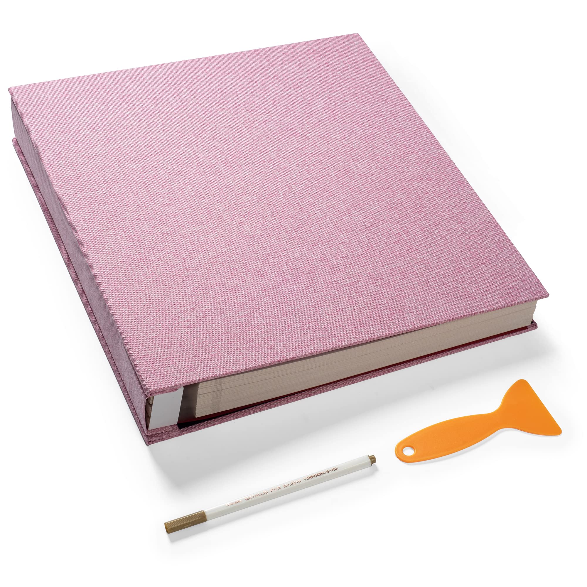 Large Self Adhesive Scrapbook Photo Album with Linen Cover 40 Pages