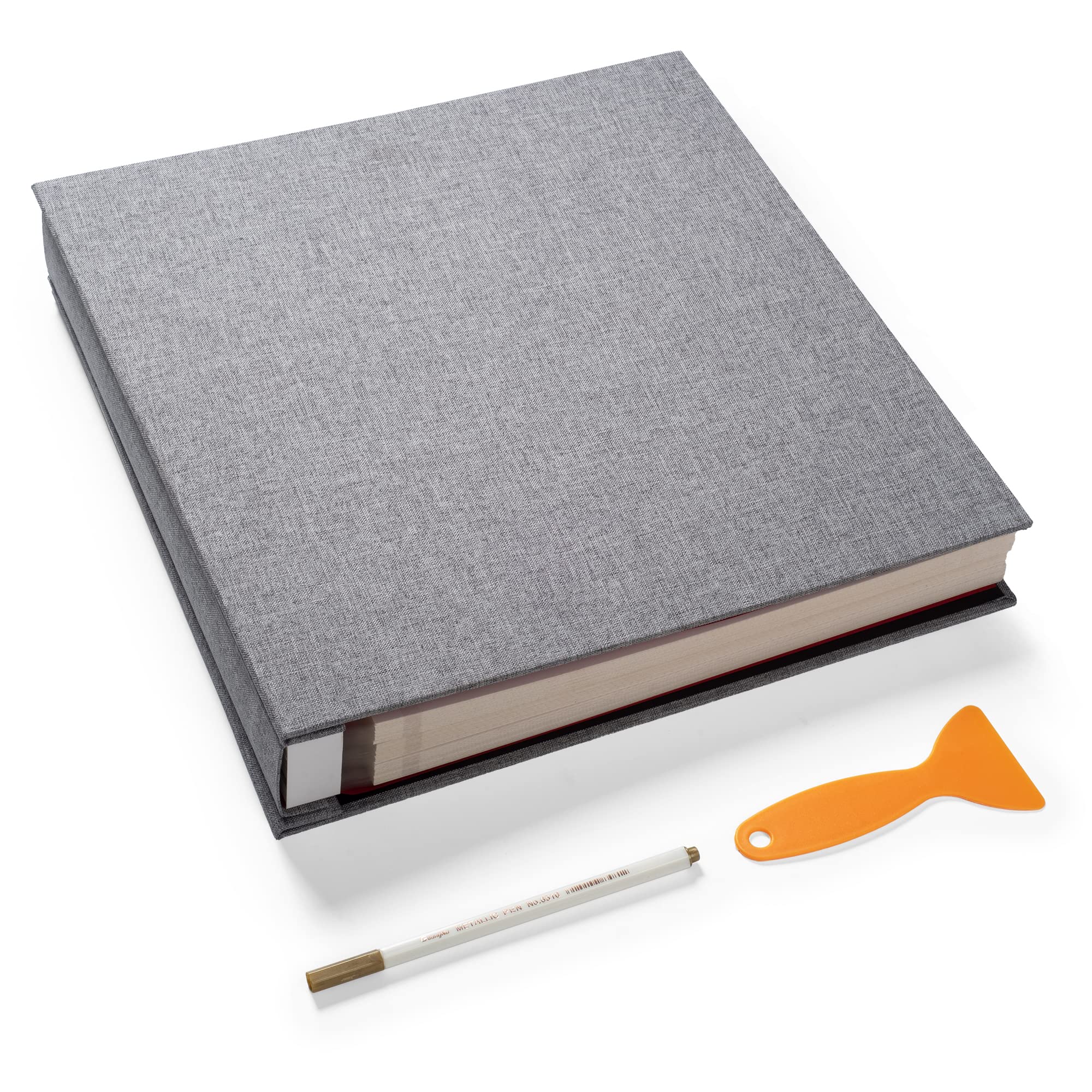 Large Self Adhesive Scrapbook Photo Album with Linen Cover 40 Pages